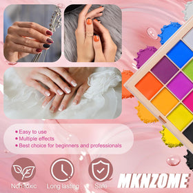 MKNZOME ultra-fine texture powder for smooth application and flawless coverage.