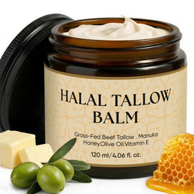 MKSUVGQ Halal Tallow Balm ingredients nourish the skin.