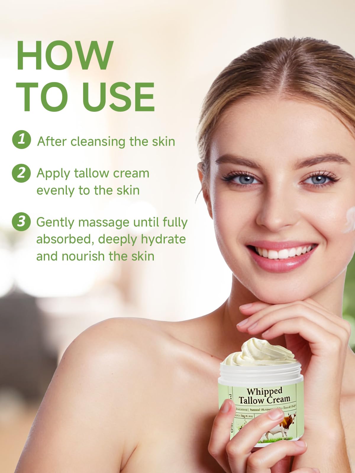 Mkzea travel size beef tallow pack for on-the-go moisturization.