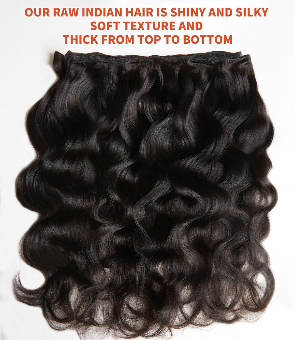 MLIP raw Indian hair shows near-zero shedding under styling