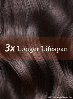 MLIP Raw Indian Hair Body Wave styled look with seamless leave-out and natural flow