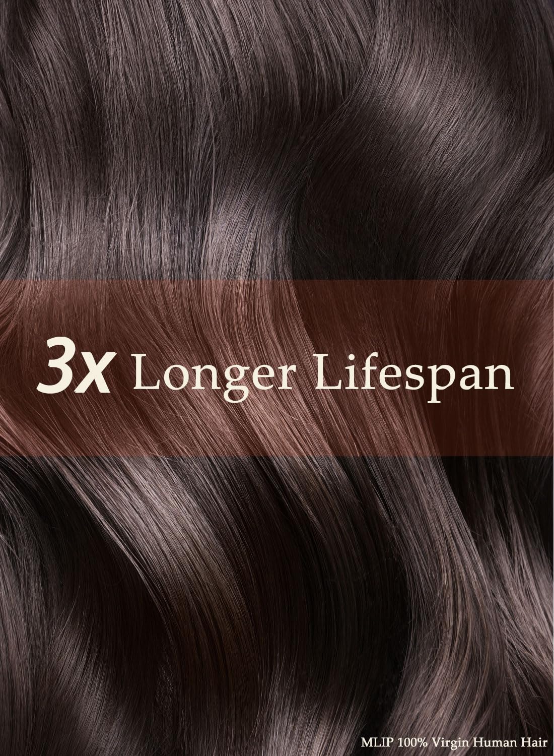 MLIP hair remains silky-soft after multiple washes for easy styling.