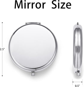 MLLXX button-pop-up compact mirror for easy one-handed operation.