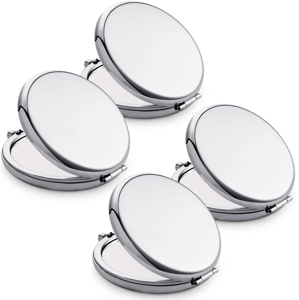 MLLXX compact mirror purse with 1x and 2x magnification for quick touch-ups.