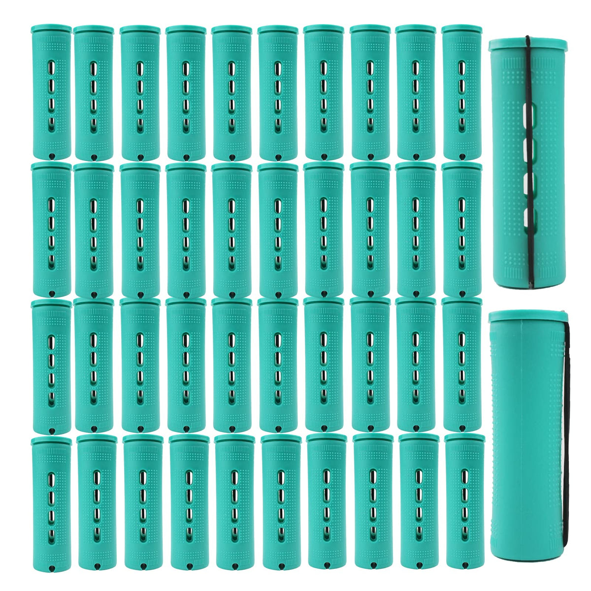MLMOMVME green perm rods pack 40pcs for quick curls