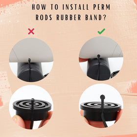 MLMOMVME plastic heatless perm rods for safe curling