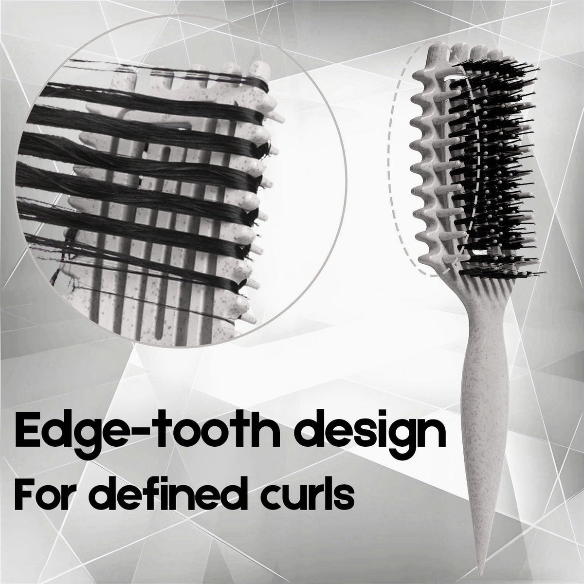 MMBVSZ Candybrush ergonomic handle with comfortable grip for styling