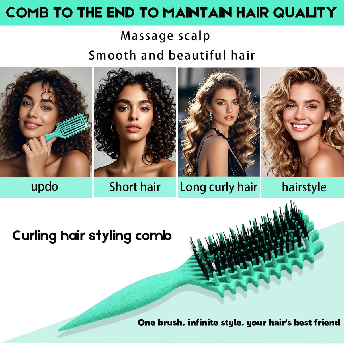 Durable ABS material ensures long-lasting performance for all-day curls.