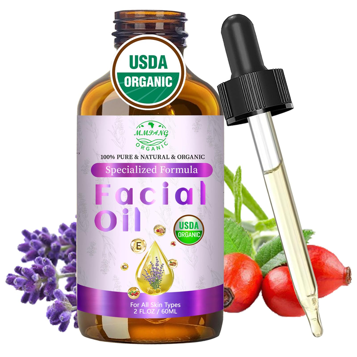 MMPANG Rosehip Oil bottle ready for daily nourishment and glow