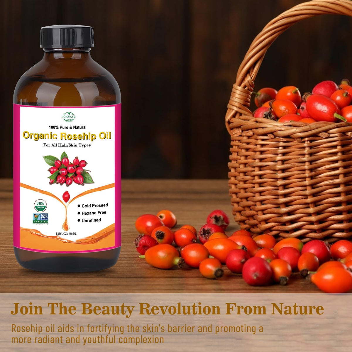 MMPANG Rosehip Seed Oil application with gua sha