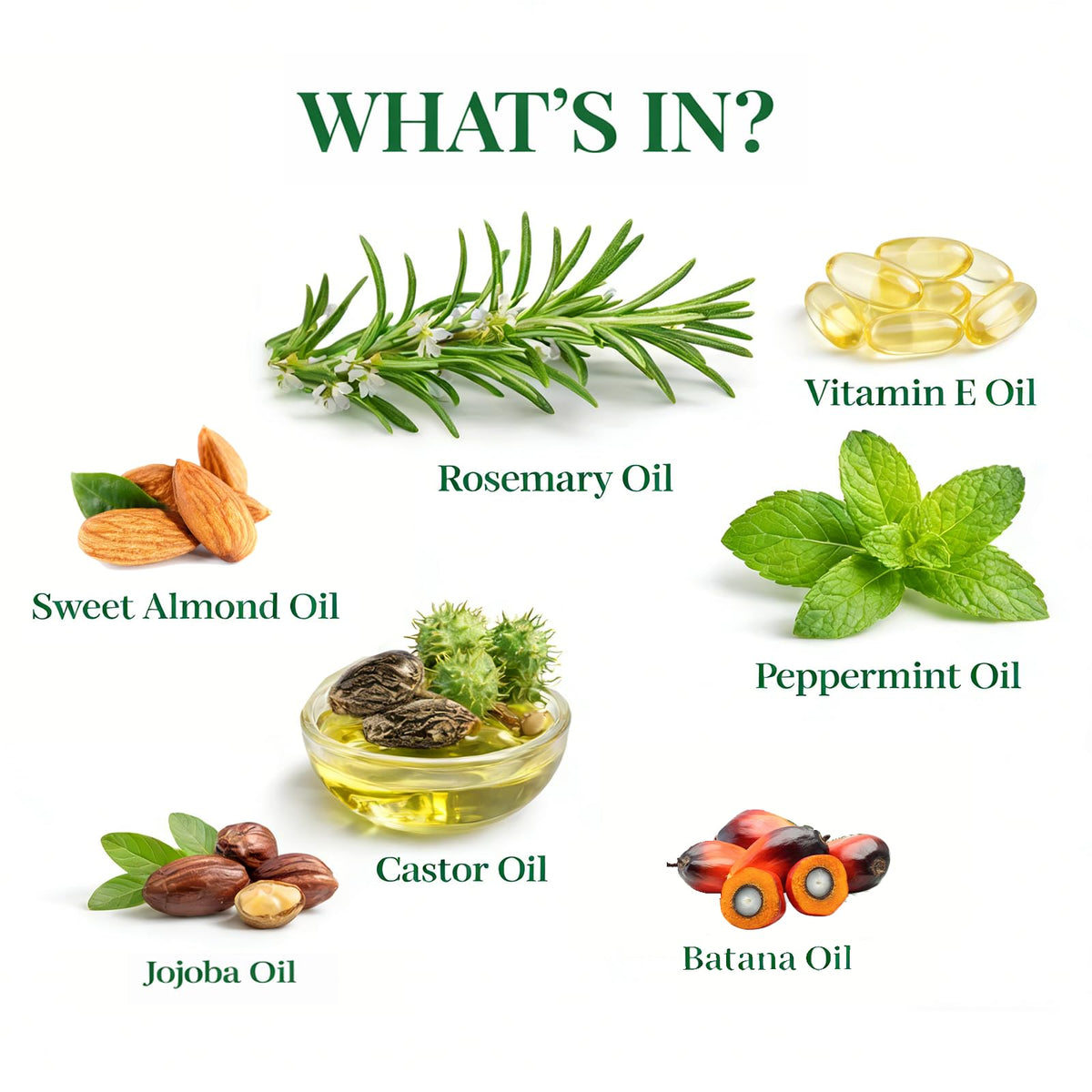 MMPANG Rosemary Oil being applied to the scalp for soothing care
