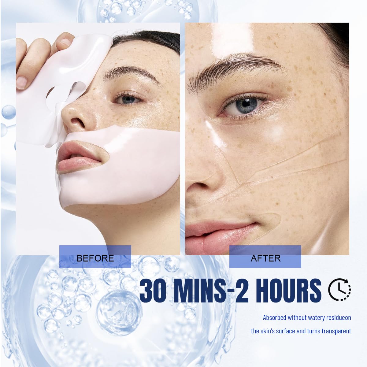 MMV Collagen Mask is hypoallergenic and safe for sensitive skin types.