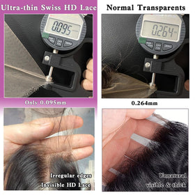 Mnador Brazilian virgin hair closure ready to be dyed or styled for a custom look.