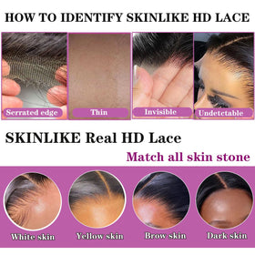 Mnador natural hairline with tiny knots for a scalp-like appearance.