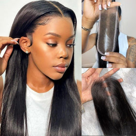 Mnador Real HD lace closure blends with skin tone for a natural look.