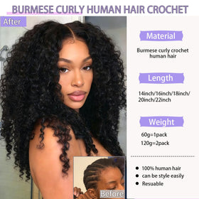 Mnador soft silky texture crochet hair close-up in natural light