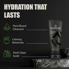 MNWASH botanical blend with chamomile and calendula for calming care