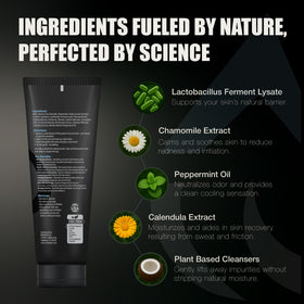 Close-up of MNWASH ingredients featuring Lactobacillus Ferment Lysate