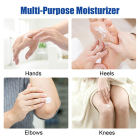 MOC LINK Urea Cream 60% demonstrates foot skin application and smoothing effect.