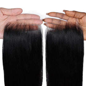 MOCA HAIR 5x5 HD lace closure 16 inch blends with skin for seamless look