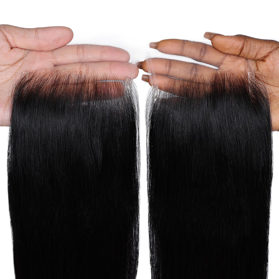 MOCA HAIR 5x5 HD lace closure 16 inch blends with skin for seamless look