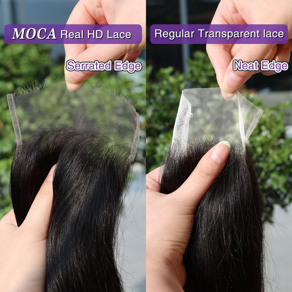MOCA HAIR RAW virgin Brazilian straight hair with silky texture