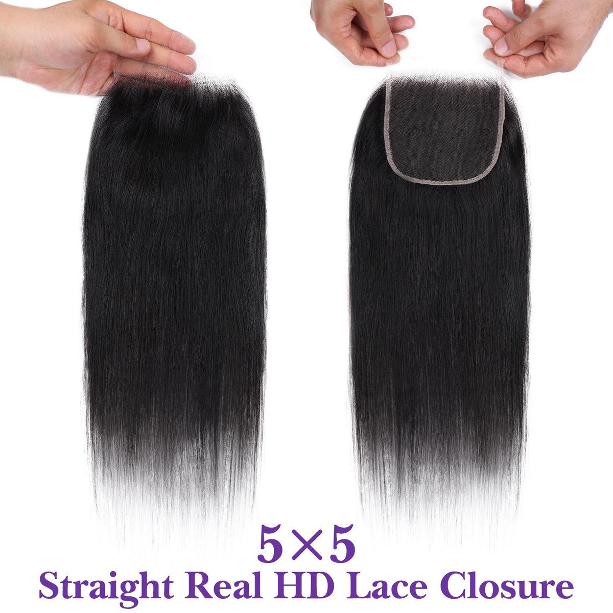 MOCA HAIR skinlike lace 0.095mm closeup shows invisible blend