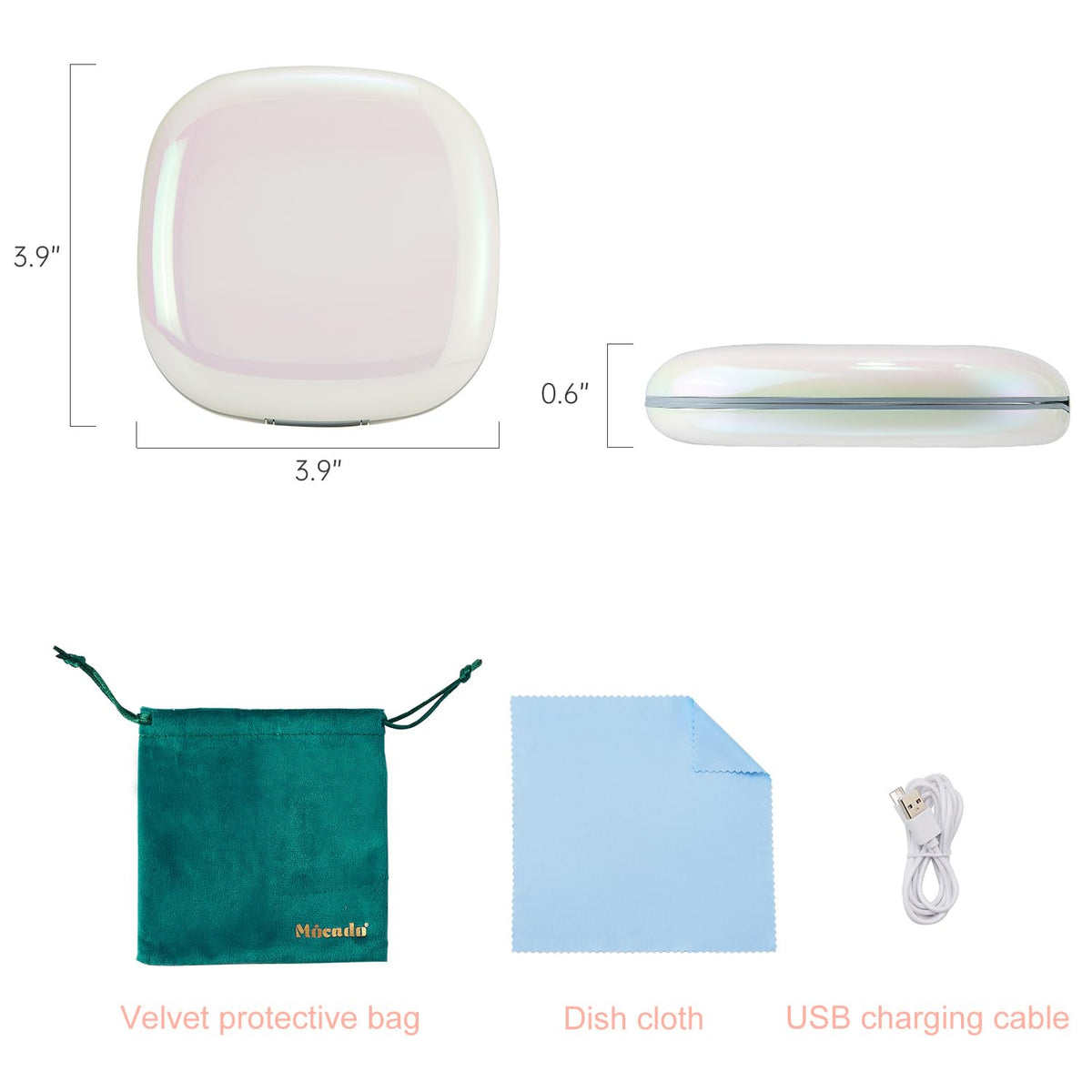 Pocket-friendly travel mirror for on-the-go beauty routines