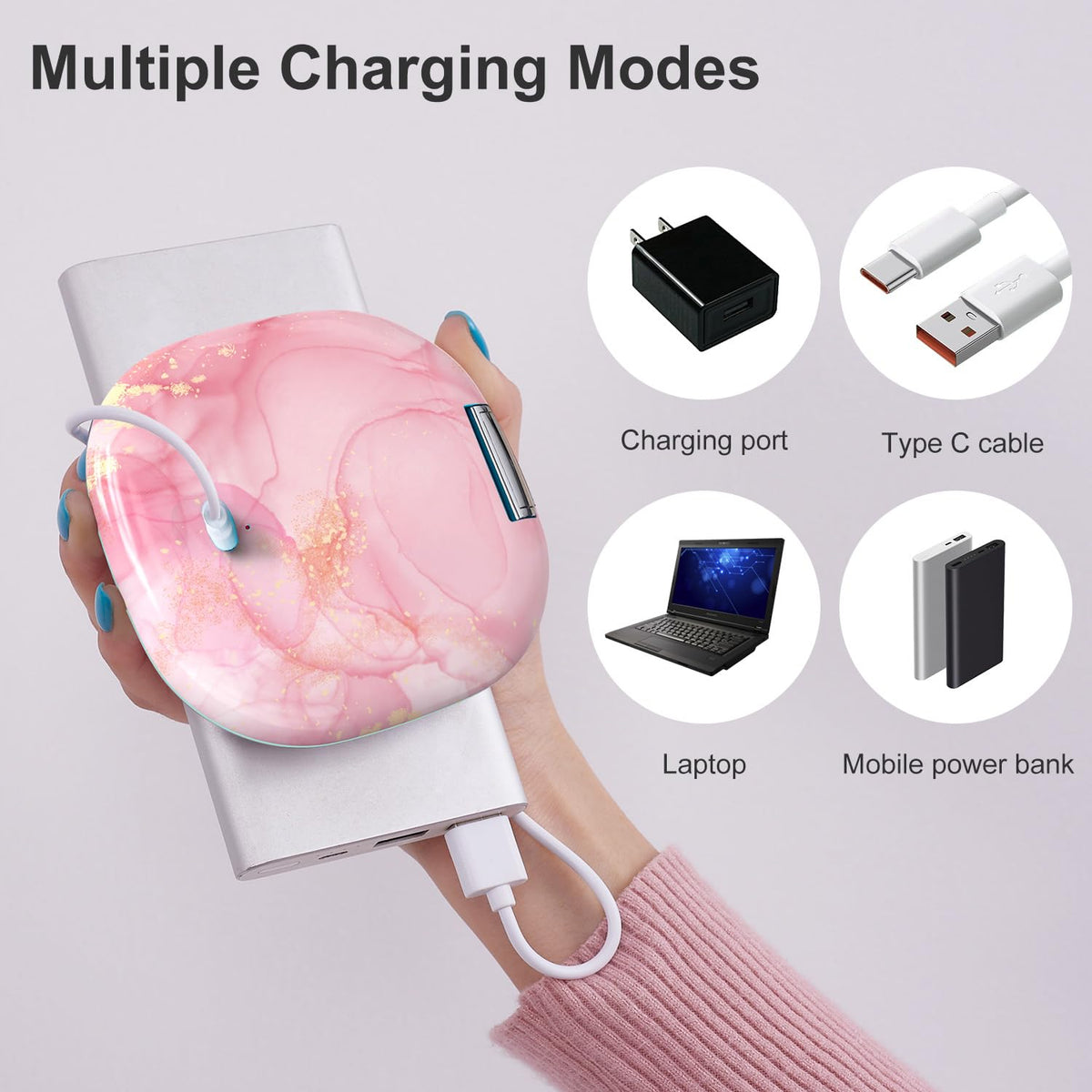 Mocado three lighting modes offer cool, natural, and warm tones for any setting.