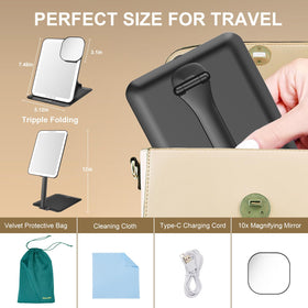 Mocado USB-C Type-C charging cable included with the mirror.