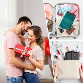 Mocado velvet storage bag protects the mirror when traveling.