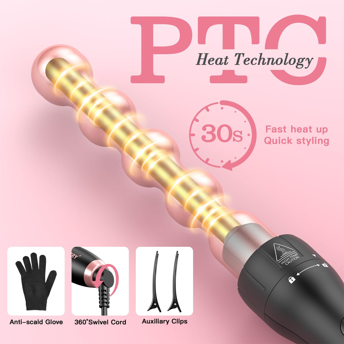 MOCEMTRY 1.25-inch barrel detail for bold, lasting waves.