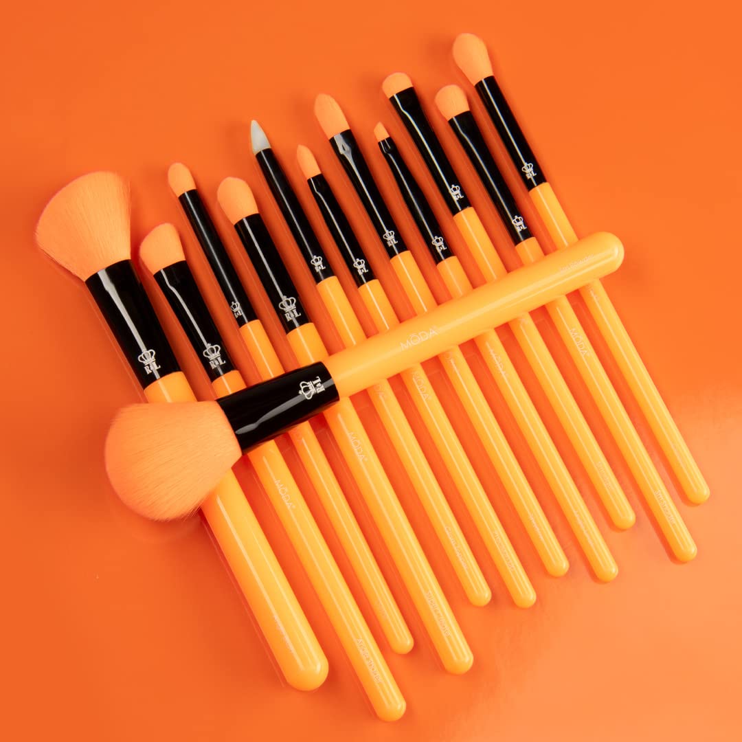 MODA Neon brushes in use for eye and face detailing