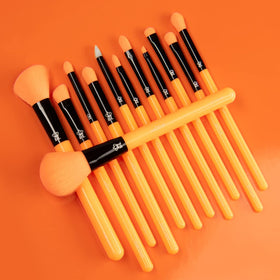 MODA Neon brushes in use for eye and face detailing