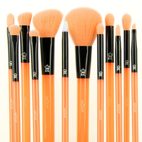 MODA Neon soft vegan bristles provide gentle, streak-free application