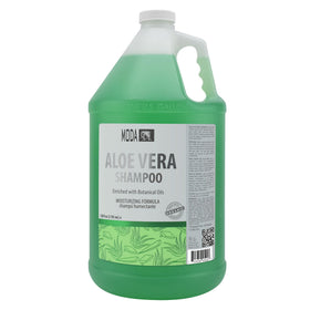 MODA Shampoo 128oz bottle front shows bulk professional size for consistent salon use