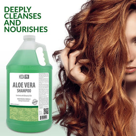MODA Shampoo lather swirl demonstrates rich foam and conditioning