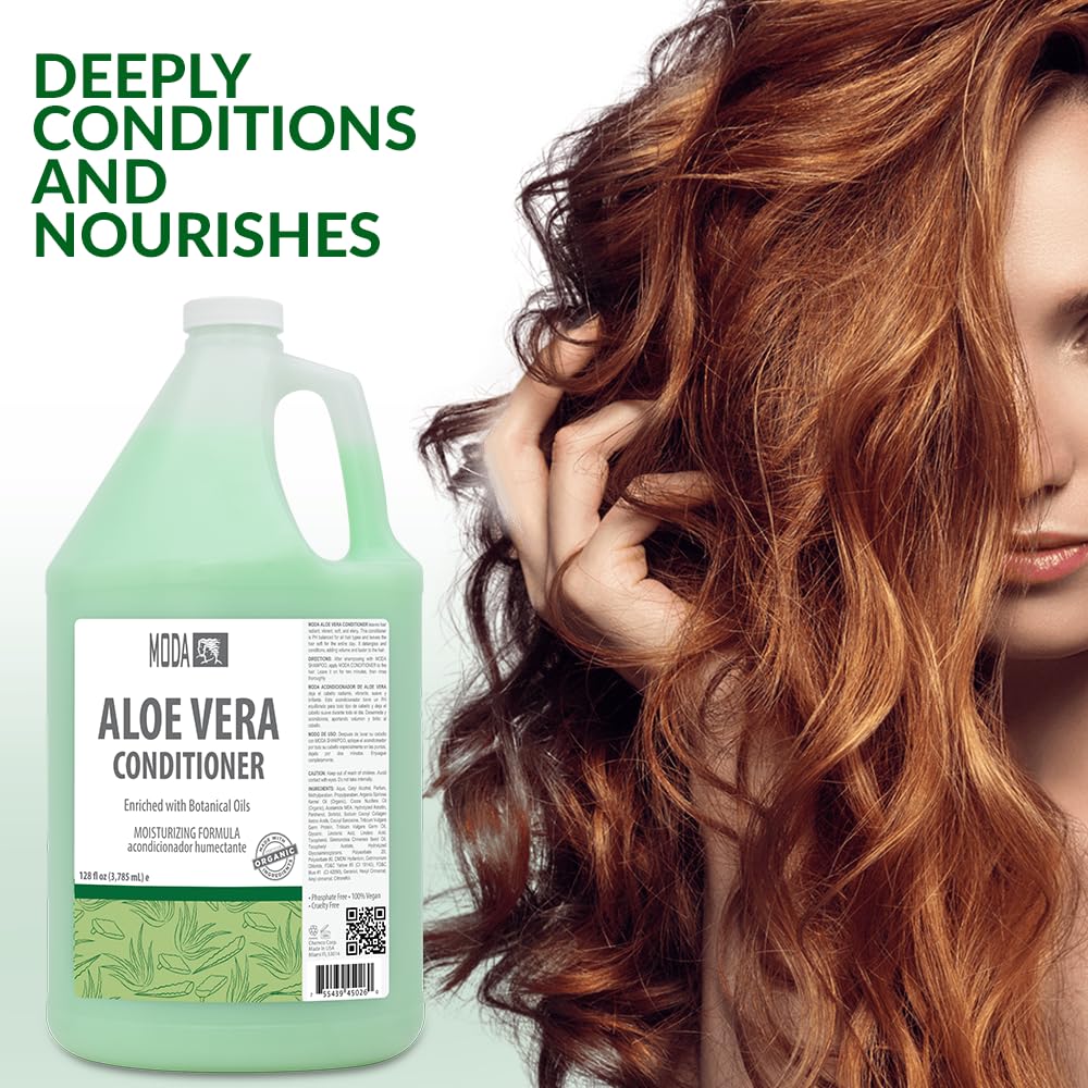 MODA provides slip for easy detangling after shampoo.