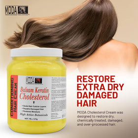 MODA USA-made seal on packaging communicates purity and trusted salon-grade care.