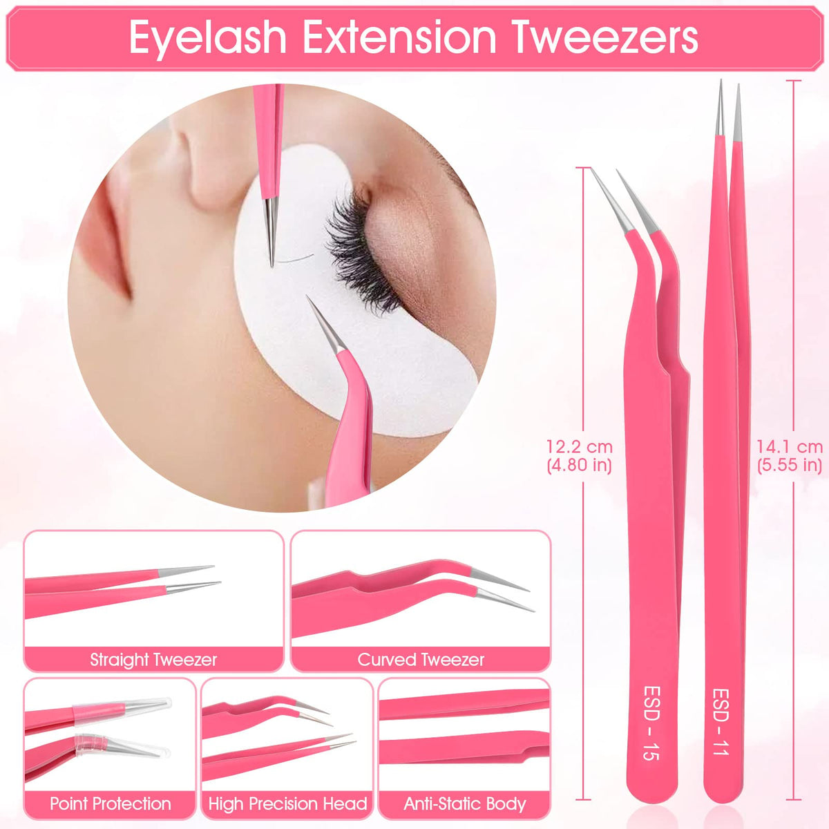 Modacraft micro-applicator brushes allow precise cleanup and shaping