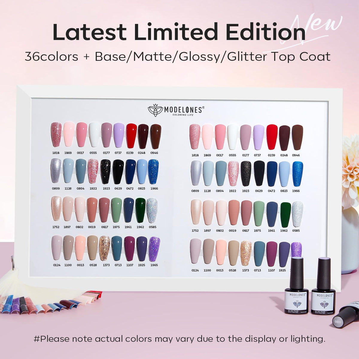 Modelones 36 colors with chic shades for seasonal nails and styles