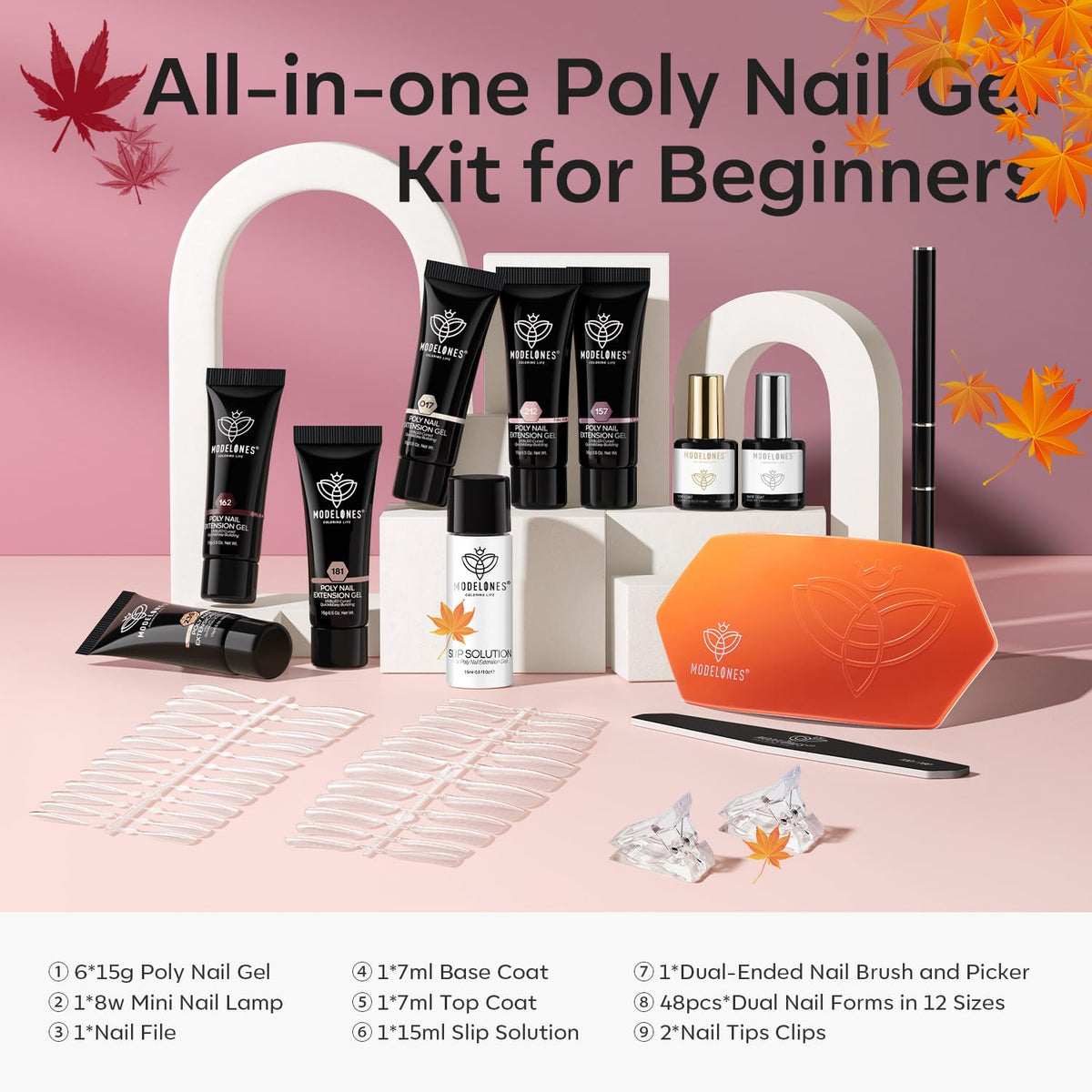 Modelones 8W nail lamp setup for quick curing of gel nails.