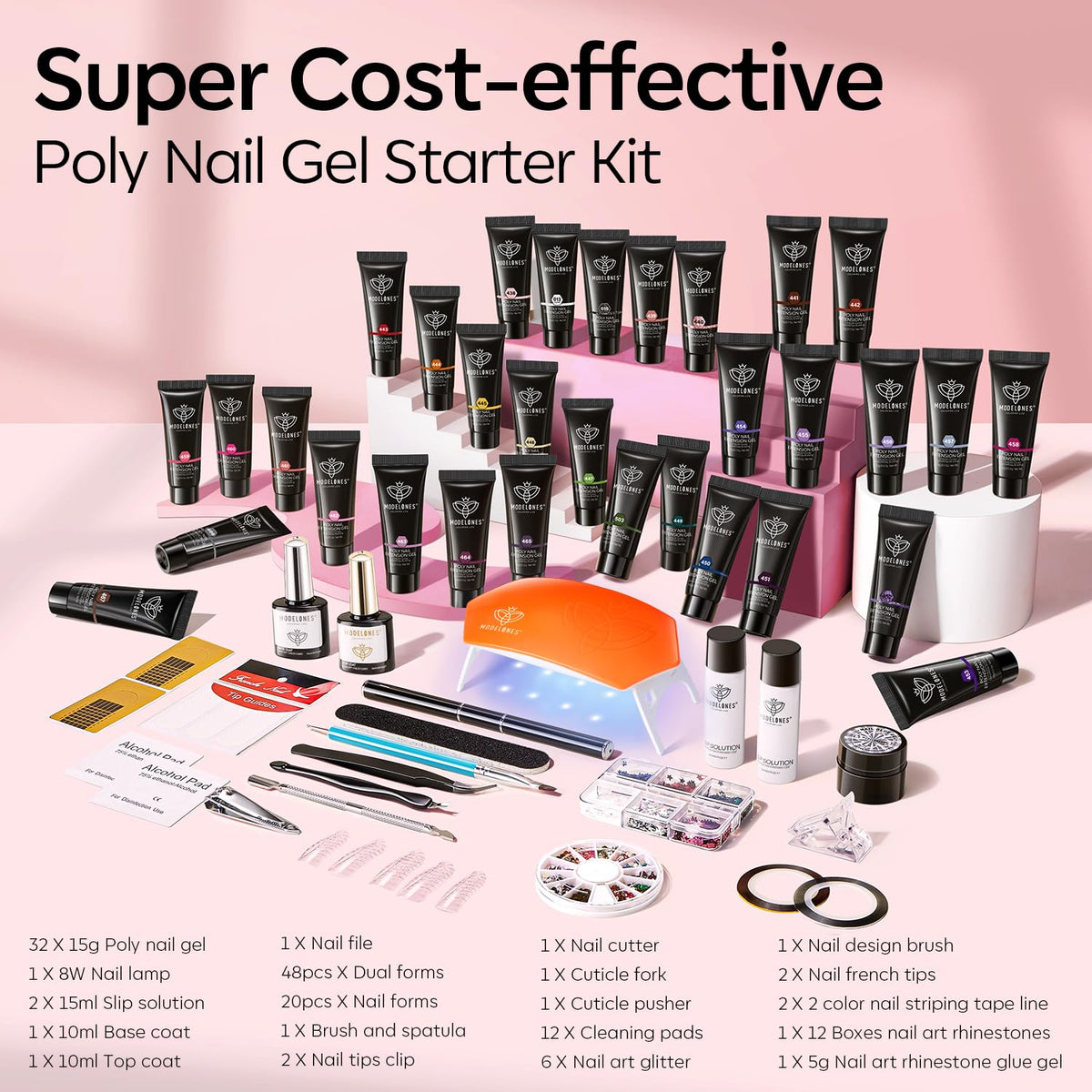 Modelones 8W nail lamp for at‑home curing