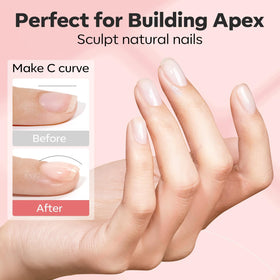 Modelones Acid-Free Primer improves bond between natural nails and gel.