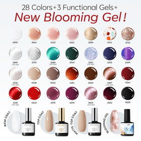 Modelones blooming gel application creates vibrant blooming effects