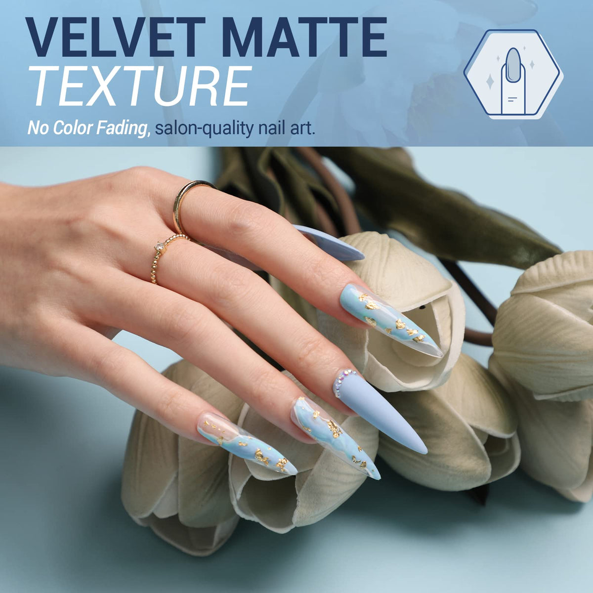 Modelones color window design helps pick shade quickly for chic looks