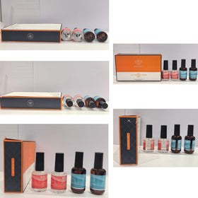 Modelones in-use on natural nail demonstrating clean prep before polish