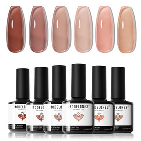 Modelones Jelly Nail Polish Color Window helps you pick the true shade for precise DIY nails.