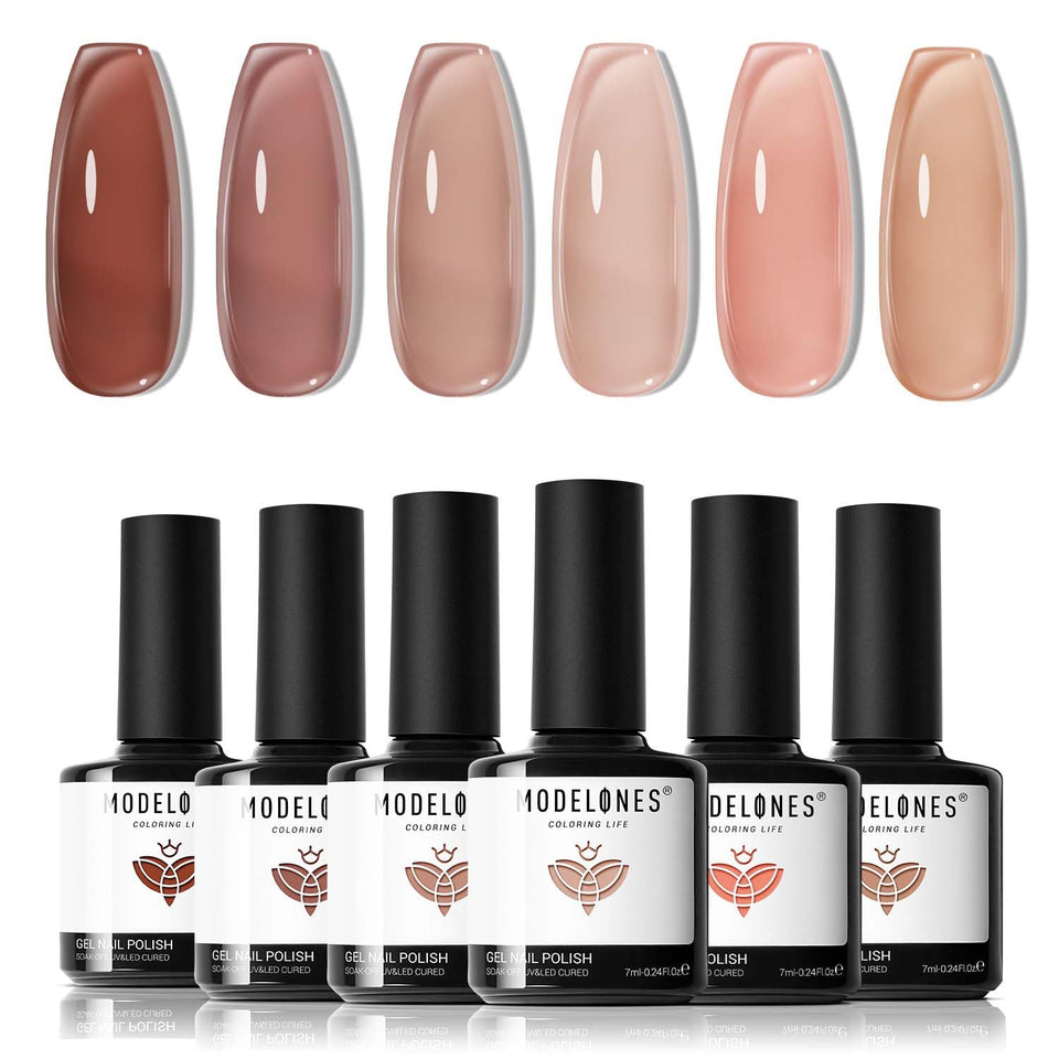 Modelones Jelly Nail Polish Color Window helps you pick the true shade for precise DIY nails.