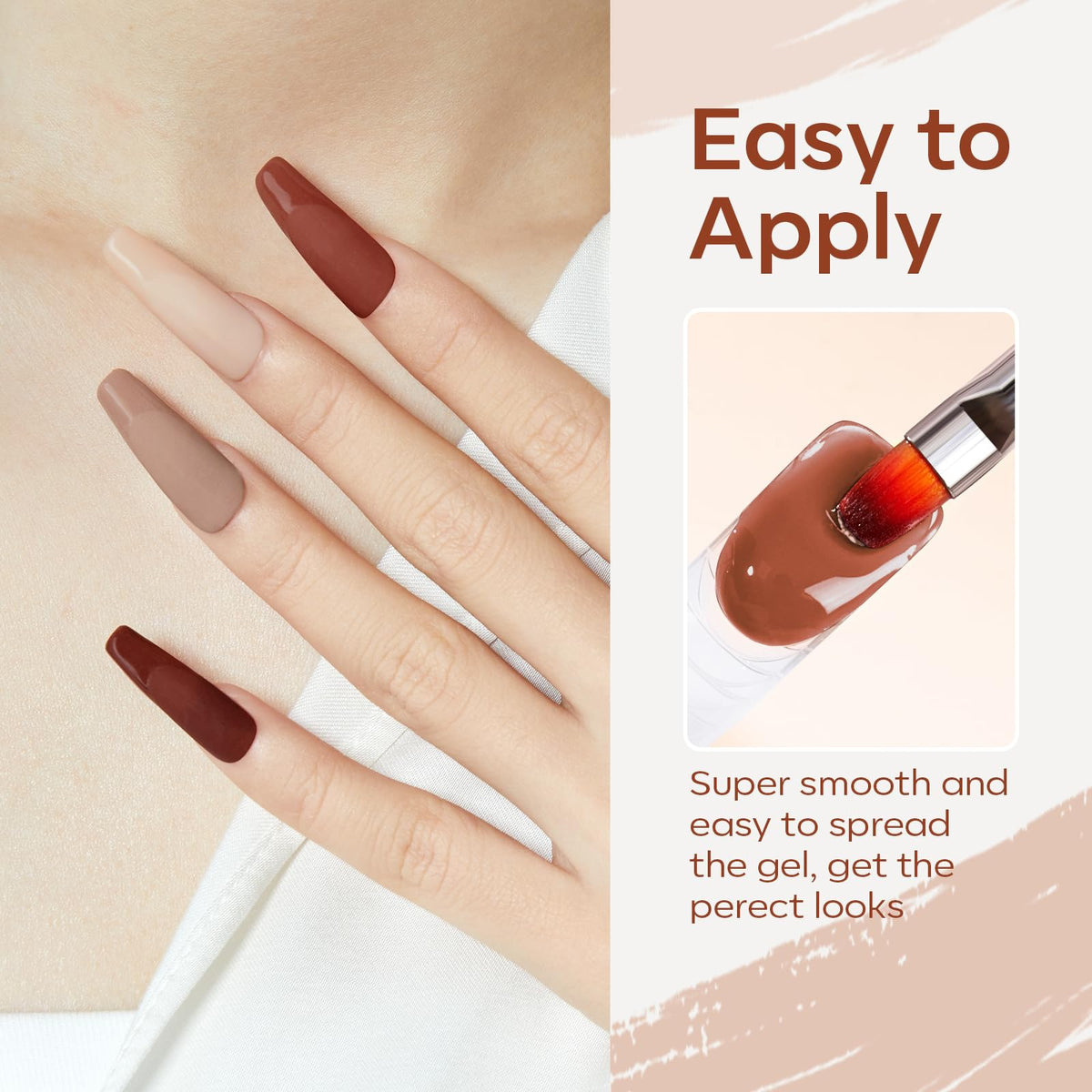 Modelones long-lasting extension gel provides durable nails for weeks with proper application.